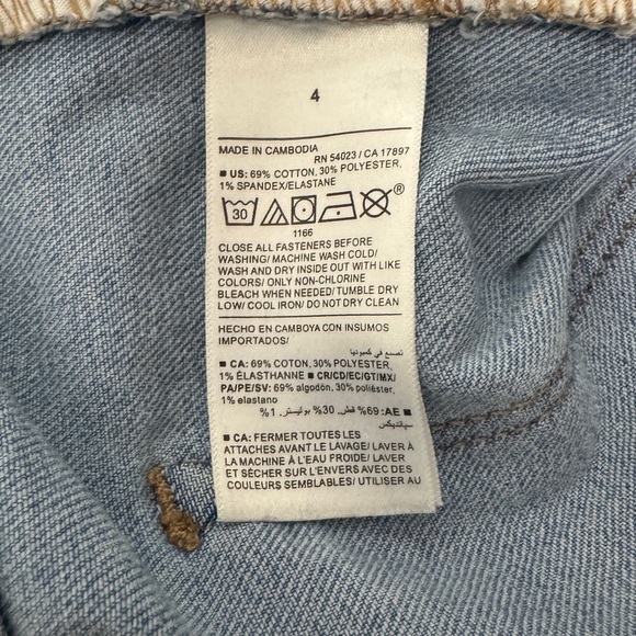 Old Navy Sky Blue Wide Leg Jeans - Picture 3 of 4